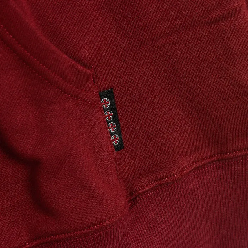 Sporty essentials Independent felpa con cappuccio da uomo Array INA-HDY-417 bordeaux
