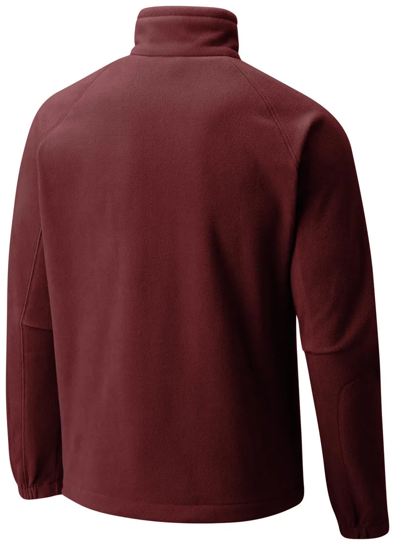 Chilly Weather Gear Columbia Men Orange Fast Trek II Full Zip Fleece