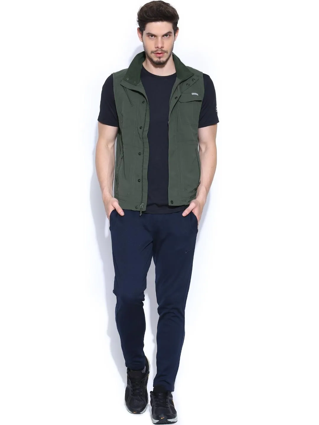 roughness Comfortable clothing Columbia Men Green Silver Ridge Vest (Sun Protection)