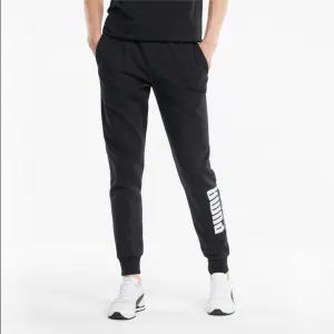 Puma Power Logo Sweat Pants FL cl 589414 01 black Trendy Comfort