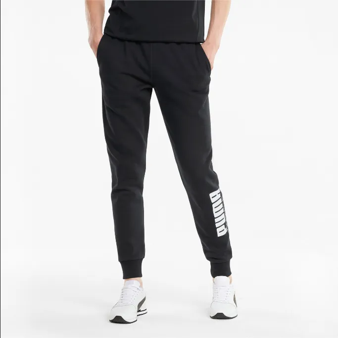 Puma Power Logo Sweat Pants FL cl 589414 01 black Trendy Comfort