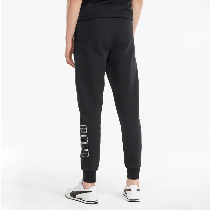 Flex Training Pants Comfortable Shoes Puma Power Logo Sweat Pants FL cl 589414 01 black