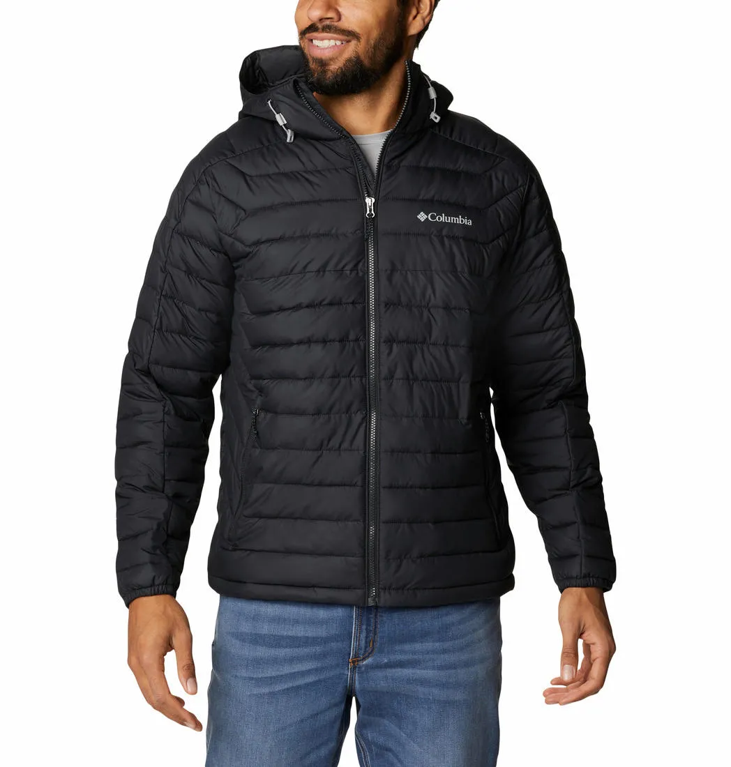 Columbia Men Black M White Out II Hooded Jacket Timeless Form Degree