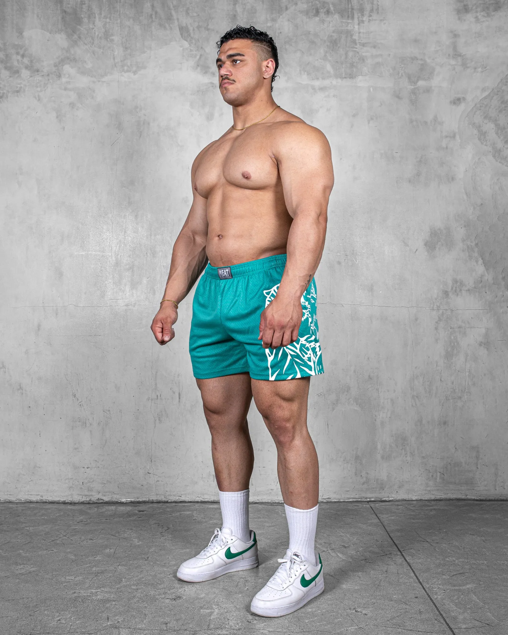 TRAINING SHORTS ?C CLUB / MINT GREEN Light Motion Sporty Performance