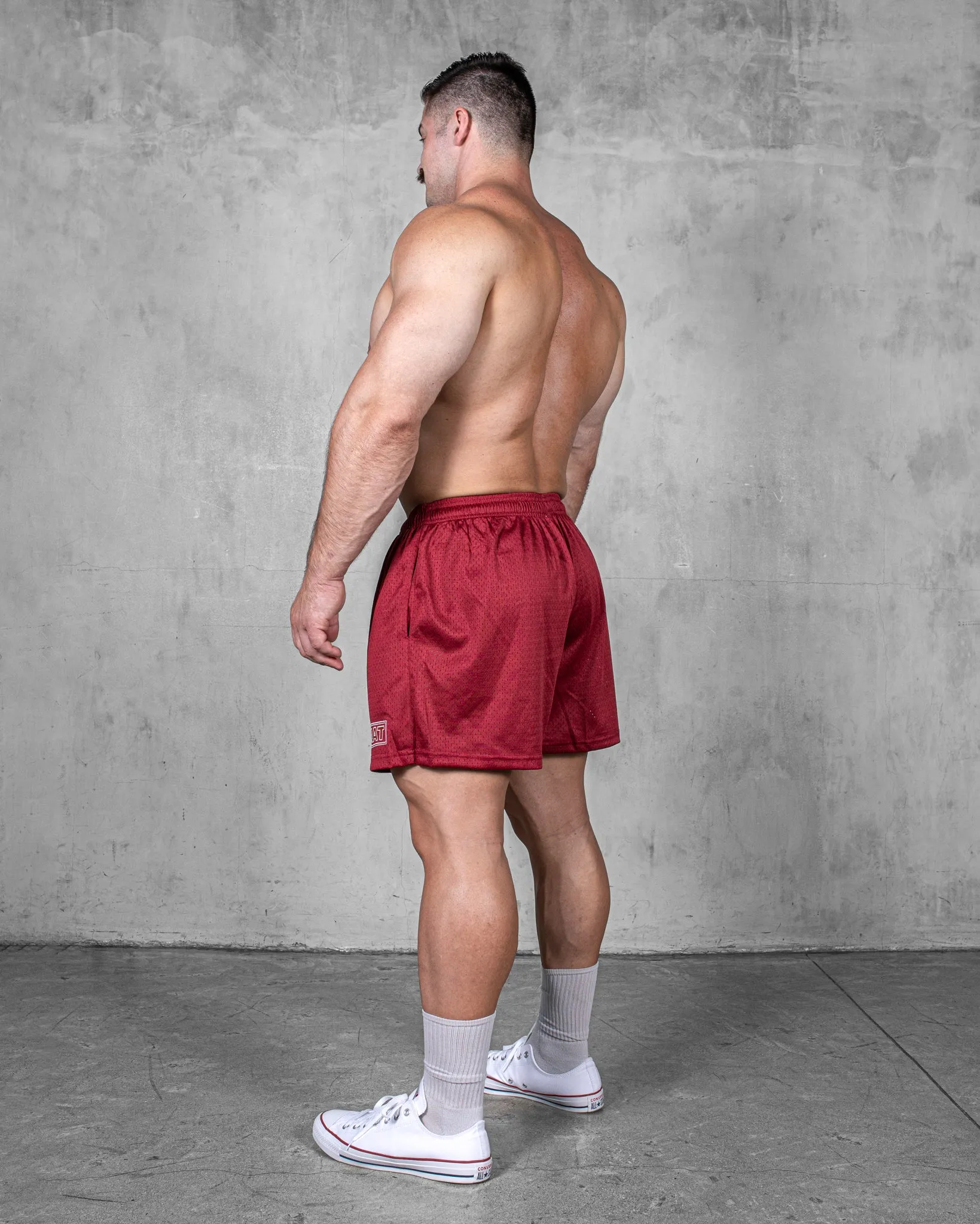 TRAINING SHORTS ?C PATCH / RED Cycling shorts