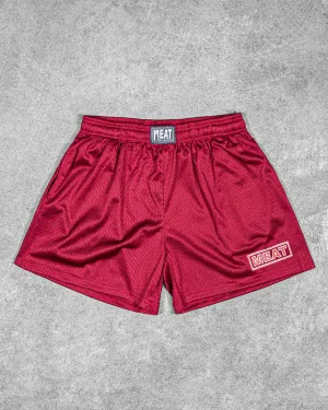 Flexible Stitching TRAINING SHORTS ?C PATCH / RED