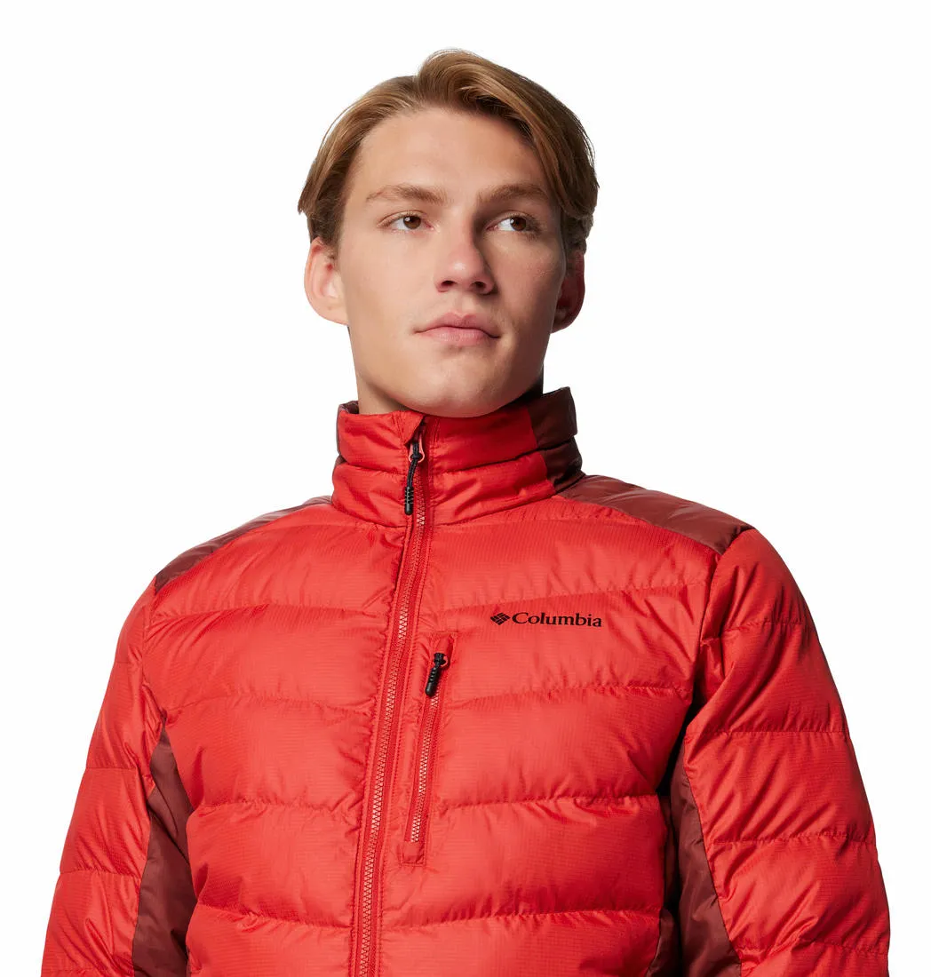 Cozy Interior Adjustable Hood Columbia Men Red Labyrinth Loop II Jacket