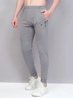 Men Solid Slim Fit Trackpants with TECHNO GUARD Zoned Airflow Channels