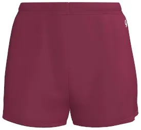 FoldableDesign DoubleStitchedSeams Maroon Shorts 1817
