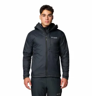 MoistureWicking Waterproof Zippers Columbia Men Black Silver Leaf Stretch Insulated II Jacket