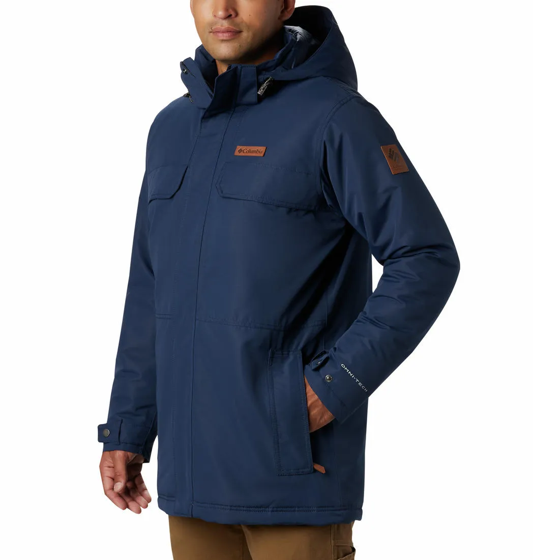 cold - weather essential Stain Resistant Columbia Men Blue Rugged Path Parka
