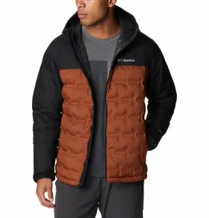 Determination Columbia Men Brown Grand Trek Down Jacket