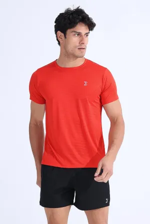 Nimble T-Shirt Flame Scarlet StainReleaseCoating Comfort waistband
