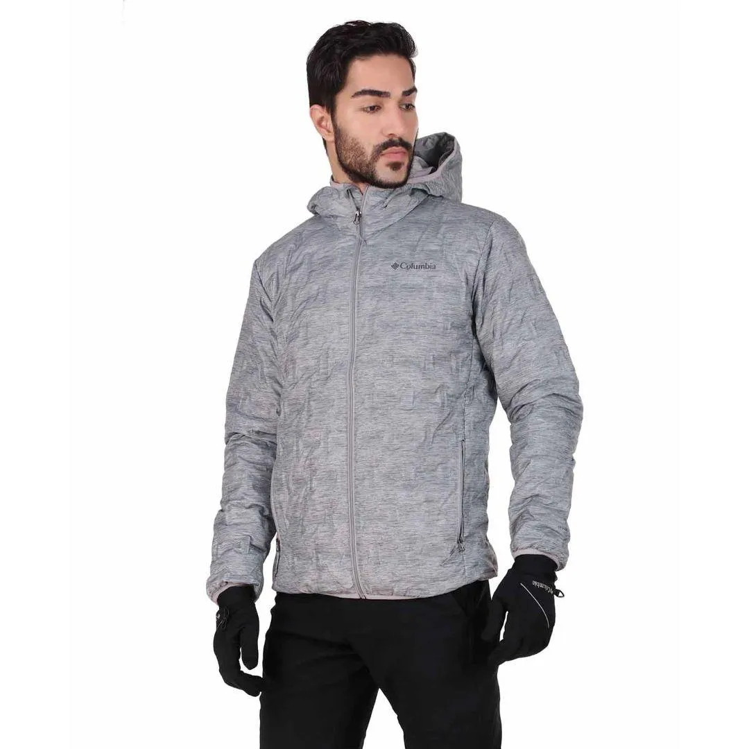 Danger Cool Weather Layer Columbia Men Grey Delta Ridge Down Hooded Jacket