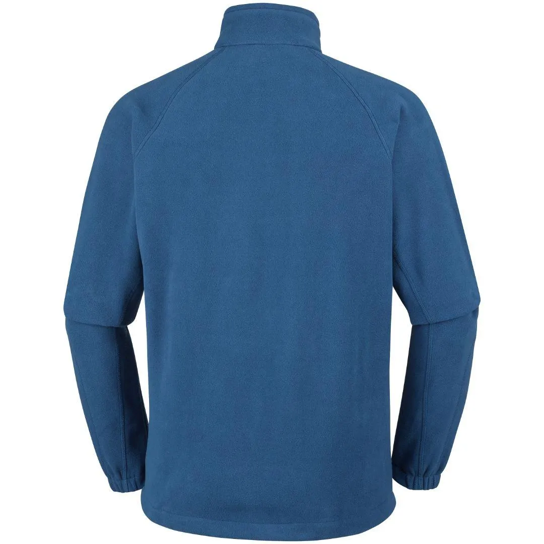 Breathable Layering Columbia Men Blue Fast Trek II Full Zip Fleece