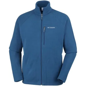 Two Tone Trim Layered Style Columbia Men Blue Fast Trek II Full Zip Fleece