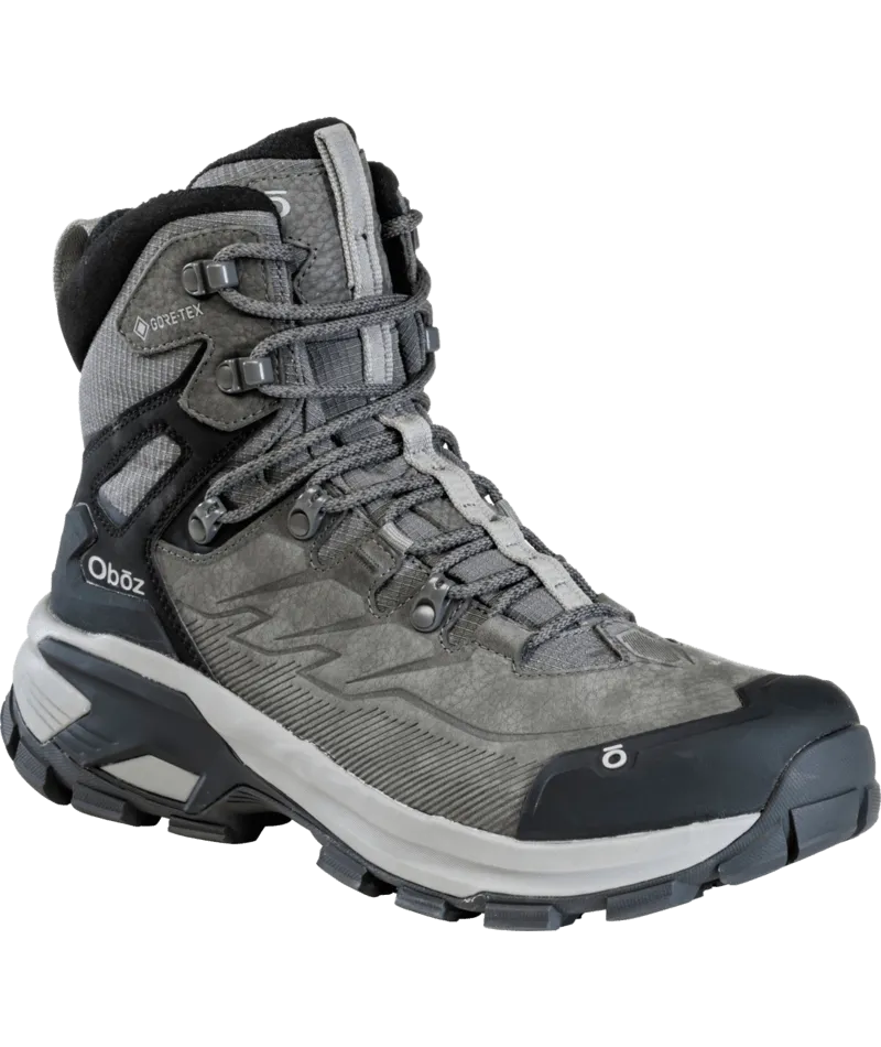 Trail Stamina Oboz Men's Bridger Ridge Mid GTX Gunmetal Black