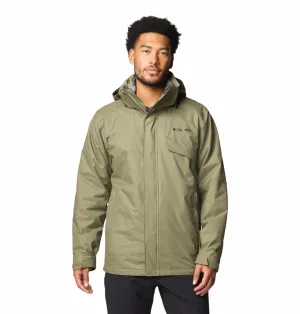 Columbia Men Green OmniHeat Reflective Bugaboo III Fleece Interchangeable Jacket Contest Advantage
