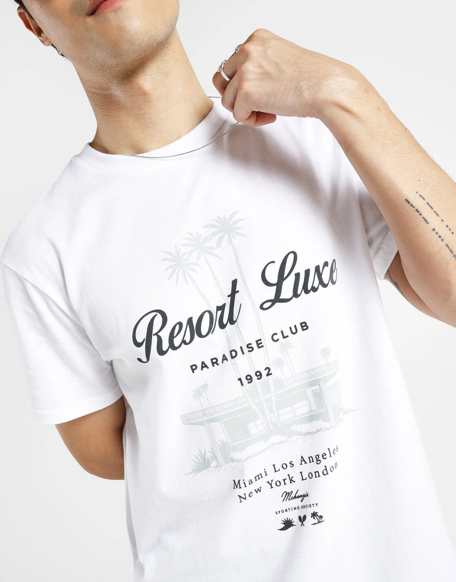 Resort T-Shirt ReinforcedShoulderPanels Comfortable