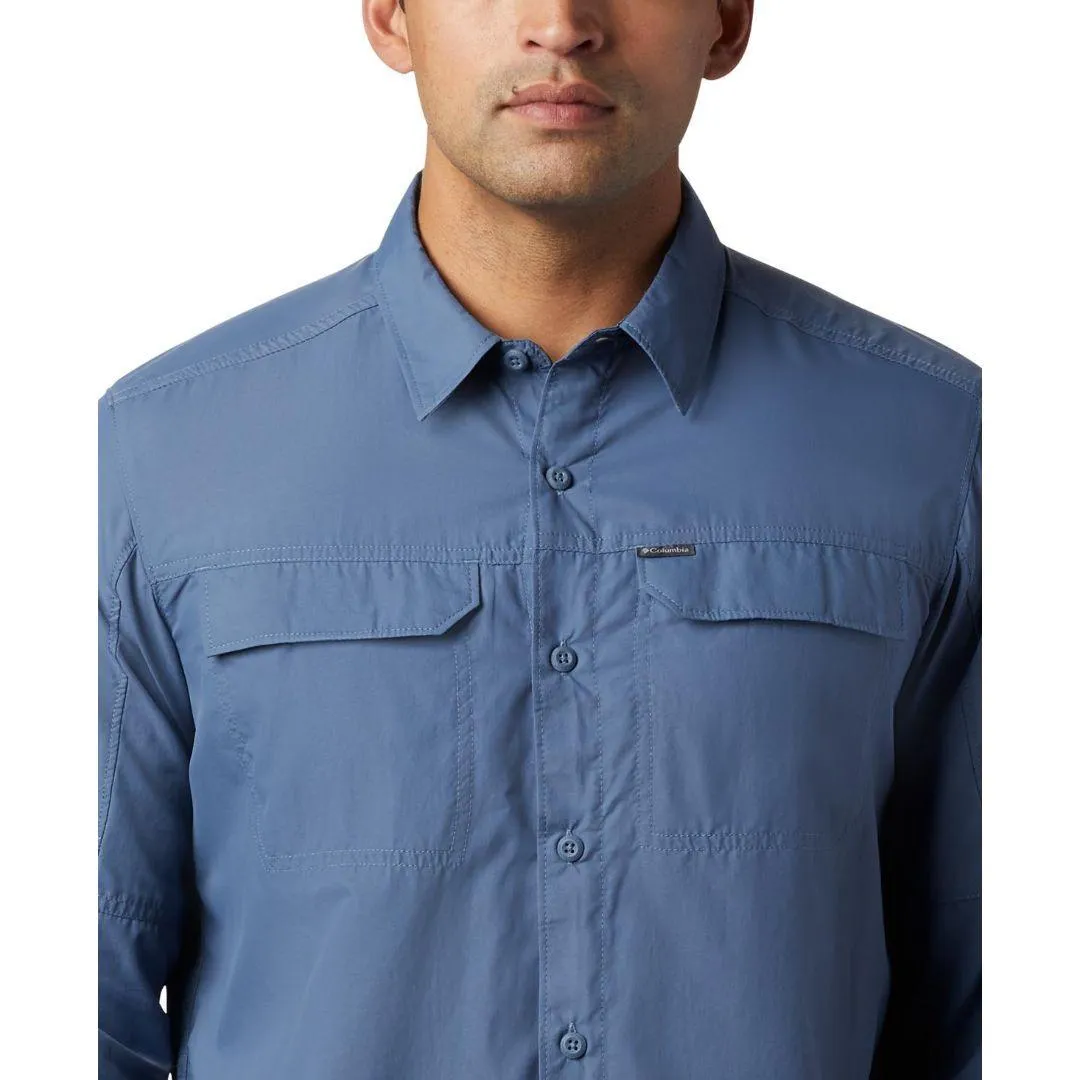 Soft Pants Columbia Men Blue Silver Ridge 2.0 Long Sleeve Shirt (Sun Protection)