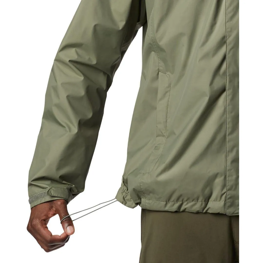 Columbia Men Green Watertight II Jacket Waterproof HemLock Adjustment System