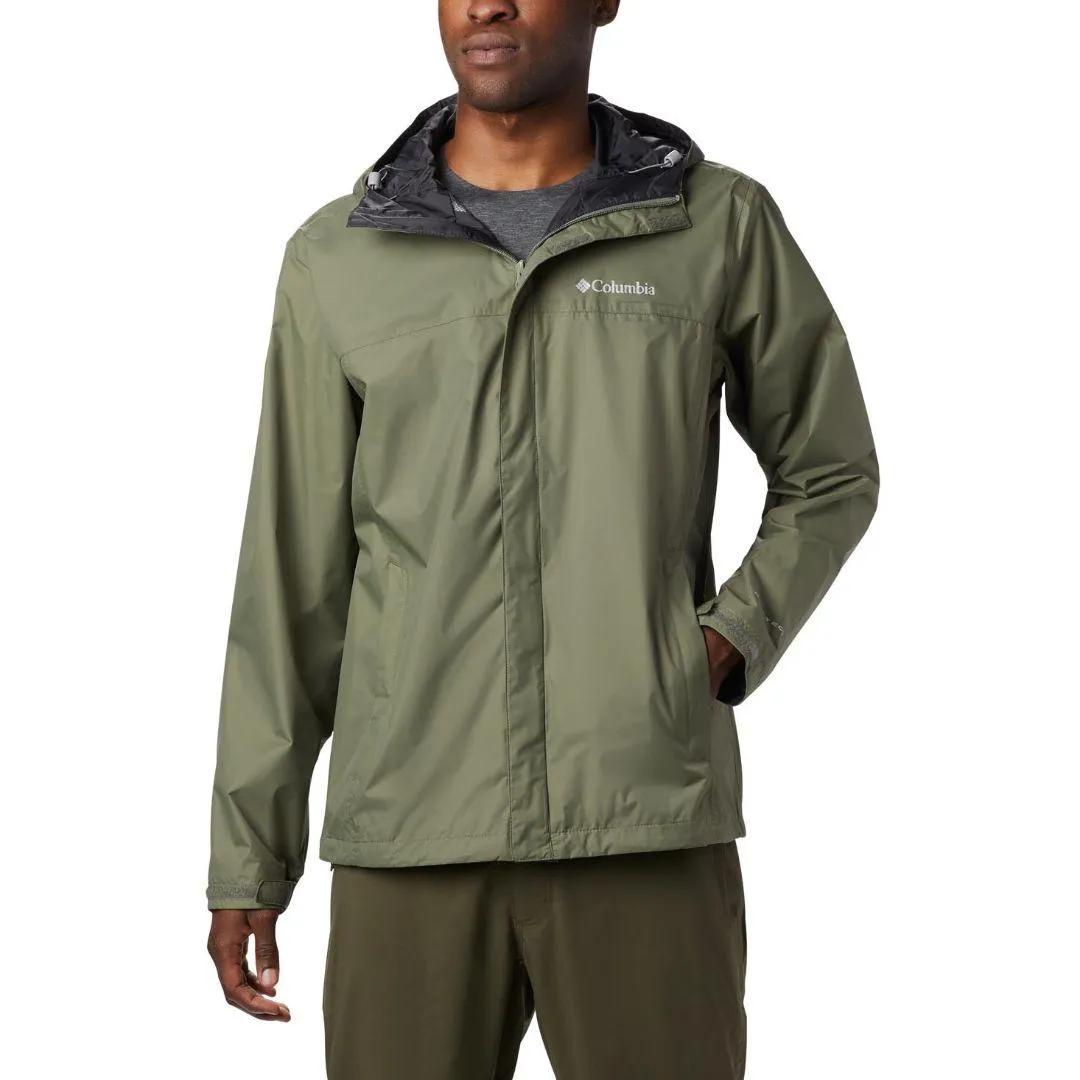 Columbia Men Green Watertight II Jacket Waterproof Wilderness Toothpaste
