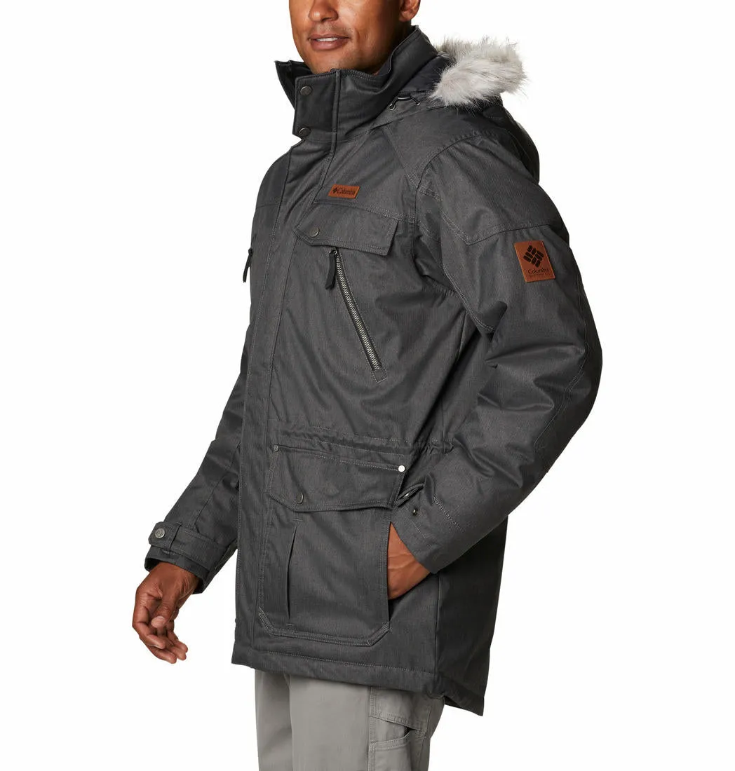 library BondedFabric Columbia Men Black Barlow Pass 550 TurboDown Jacket