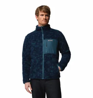 Cozy Style City Explorer Columbia Men Navy Blue Winter Pass Reversible Fleece Jacket