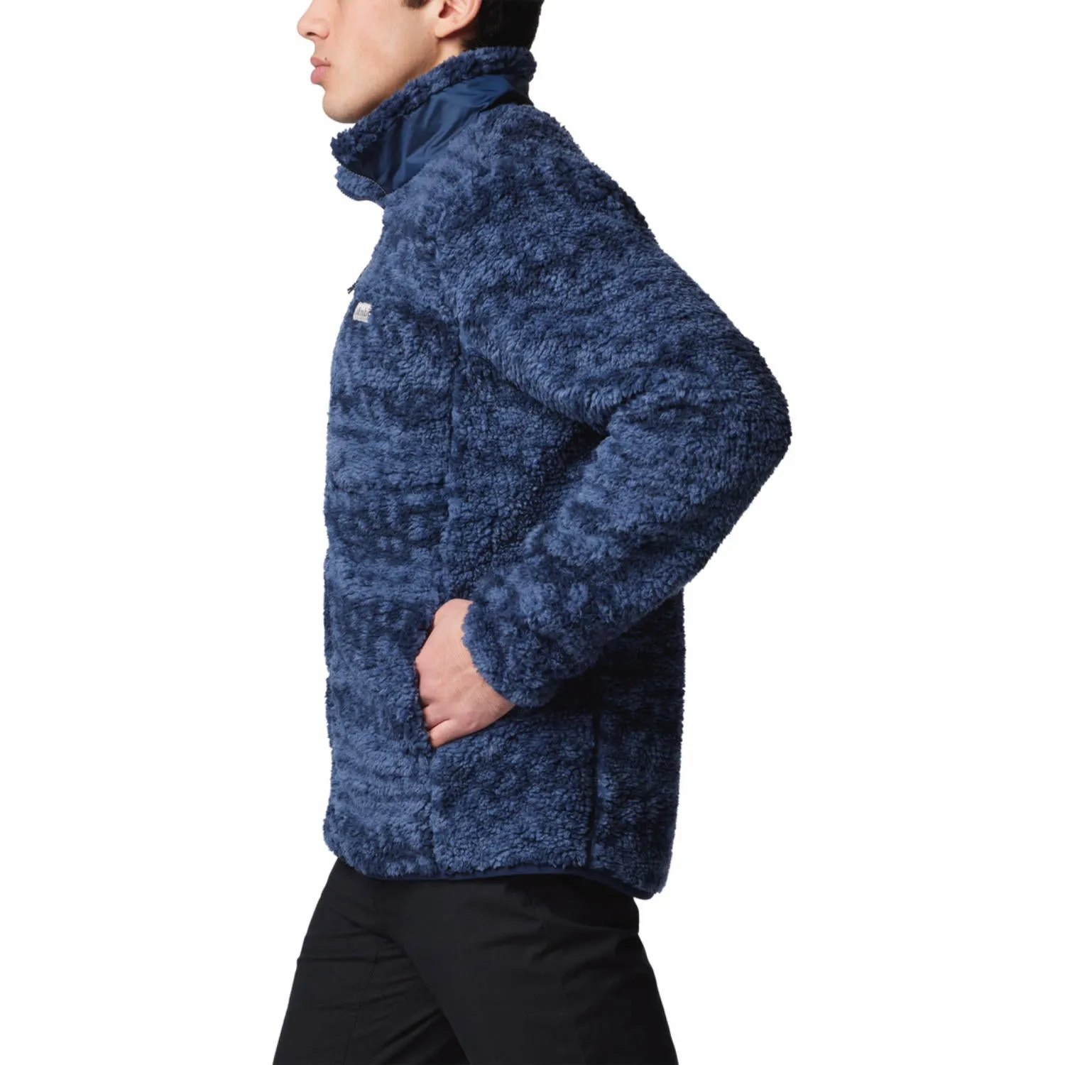 Columbia Men Blue Winter Pass Printed Fleece II School Day