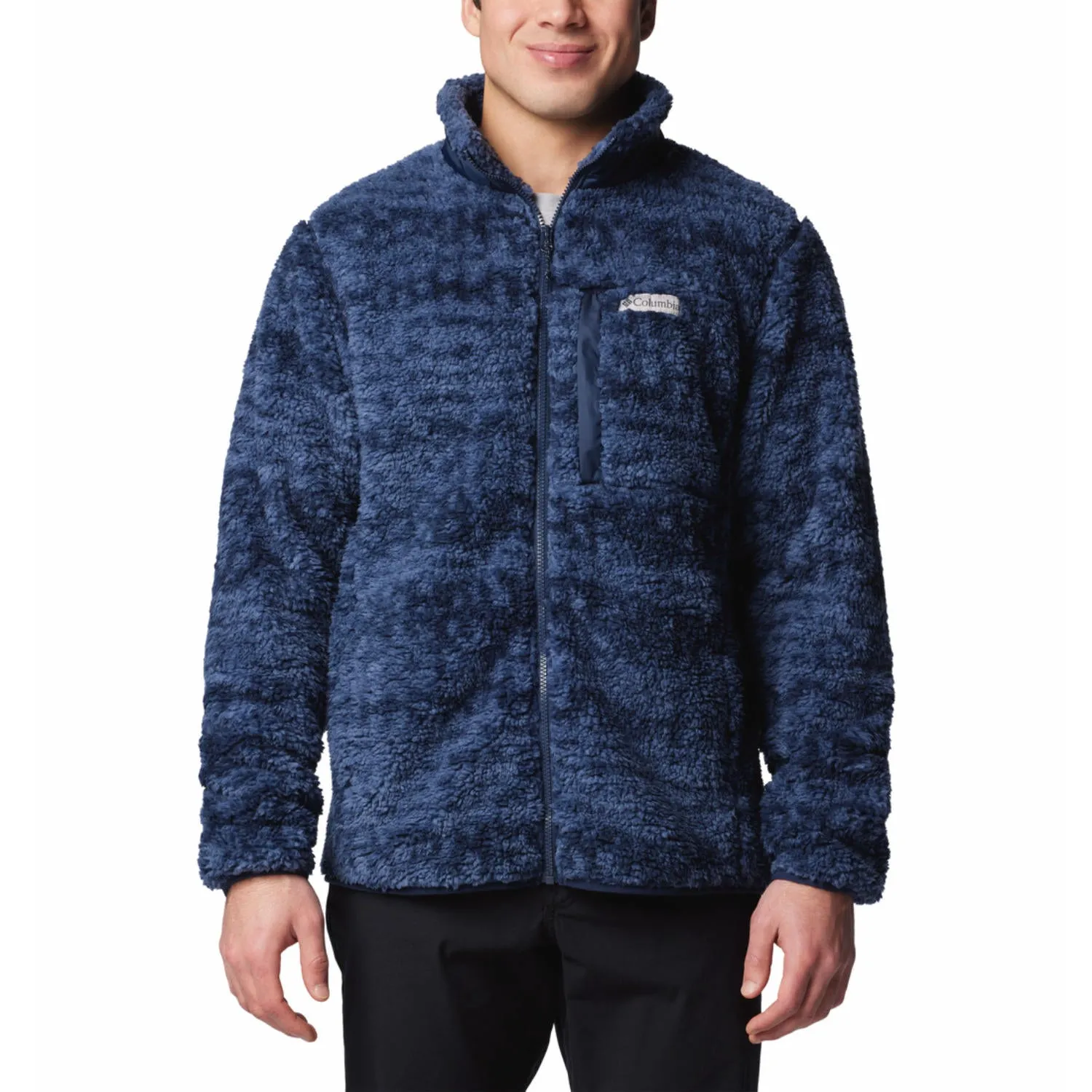 Outdoor Task City Walk Columbia Men Blue Winter Pass Printed Fleece II