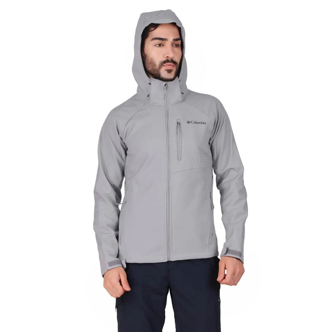 sunny - day look Breathable mesh lining Columbia Men Grey Cascade Ridge II Softshell