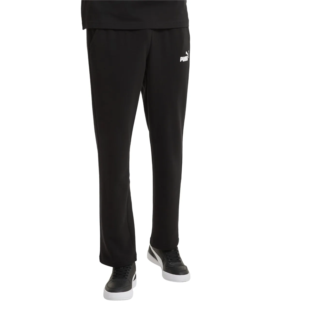 Puma pantalone sportivo da uomo Essentials 586720-01 nero Comfortable Design