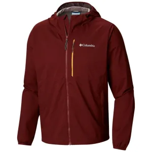 Outdoor Activity Position Columbia Men Red Mystic Trail Jacket