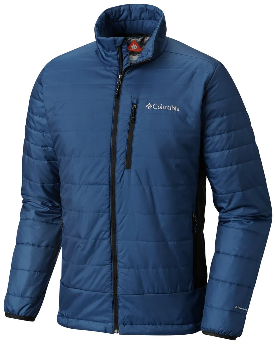Columbia Men Blue Passo Alto II Jacket Travel Fit Light Motion