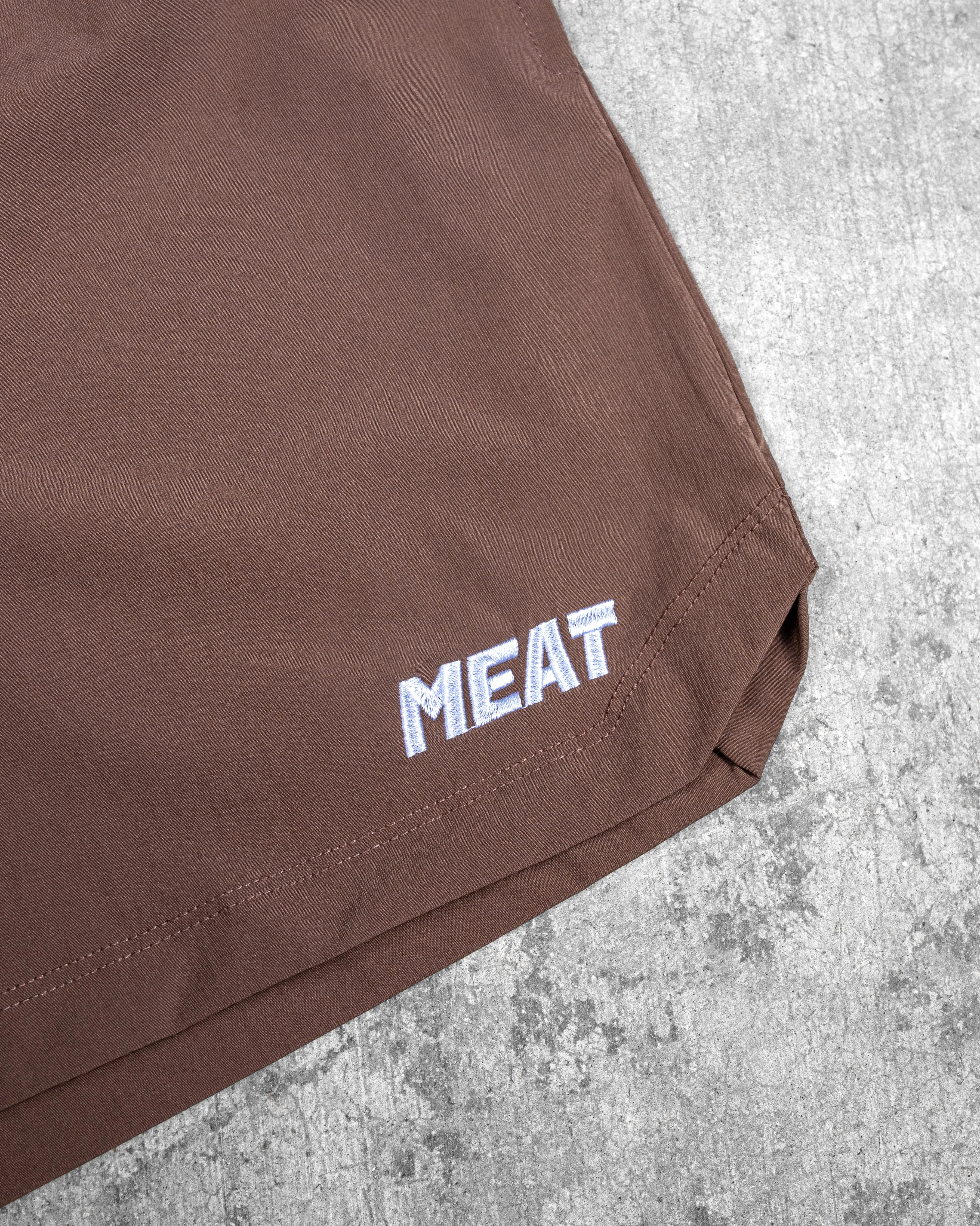 BENCHING SHORTS ?C CLASSIC / BROWN handmade touch easy-care item