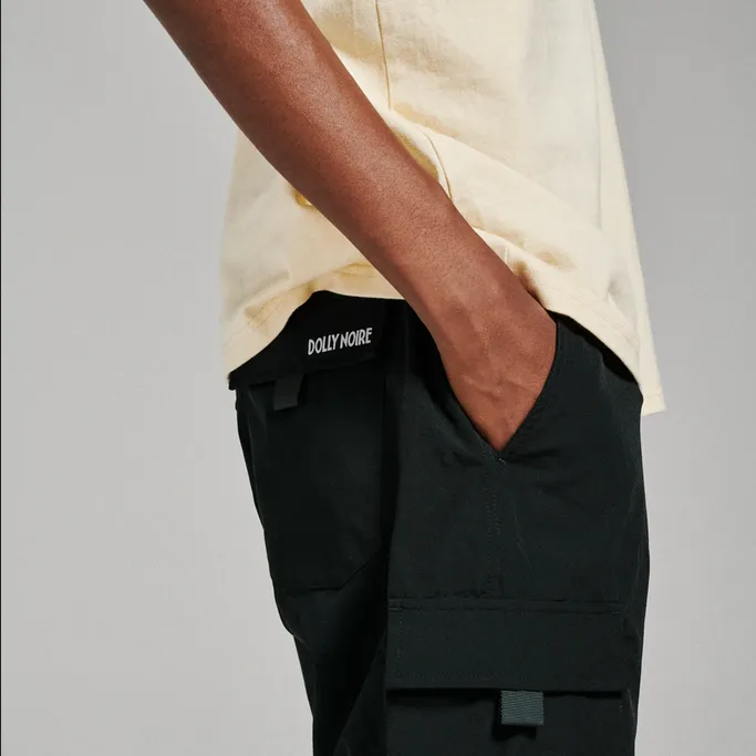 Light Flex Wear Dolly Noire pantaloncino con tasconi da uomo Techno pa144-po-01 nero