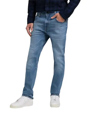 Student Outfit Earthy Easy Essentials Lee Pantalone jeans da uomo Rider L701NLLT blu chiaro