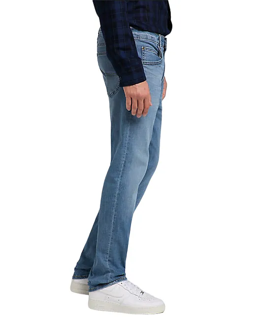 Chill Outfit Multi Layer Knee Reinforcement Lee Pantalone jeans da uomo Rider L701NLLT blu chiaro