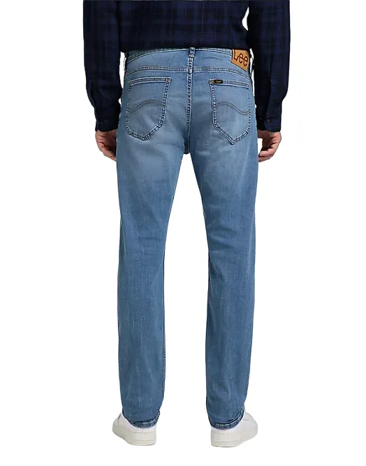Lee Pantalone jeans da uomo Rider L701NLLT blu chiaro Clean Cut