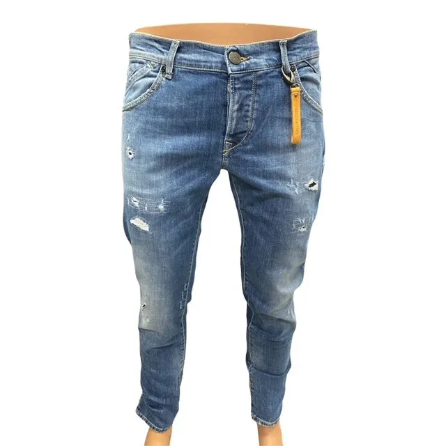 Zero Construction Pantalone Denim ORIC-D/S SSW750 4103 blue Modern Minimalist Urban Explorer