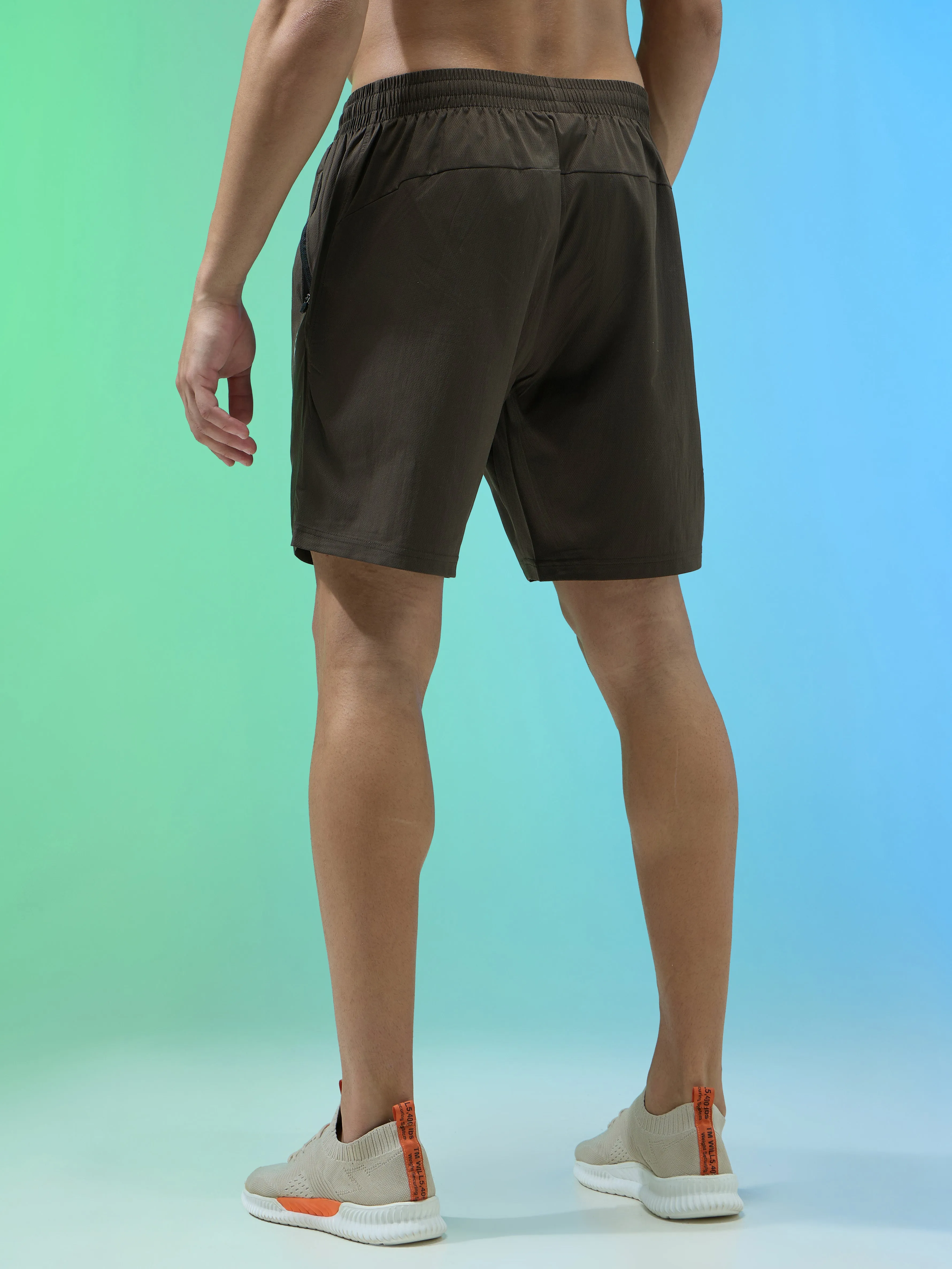 Flexible Mobility Baby shower gift Men Solid Relax Fit Shorts with TECHNOLITE