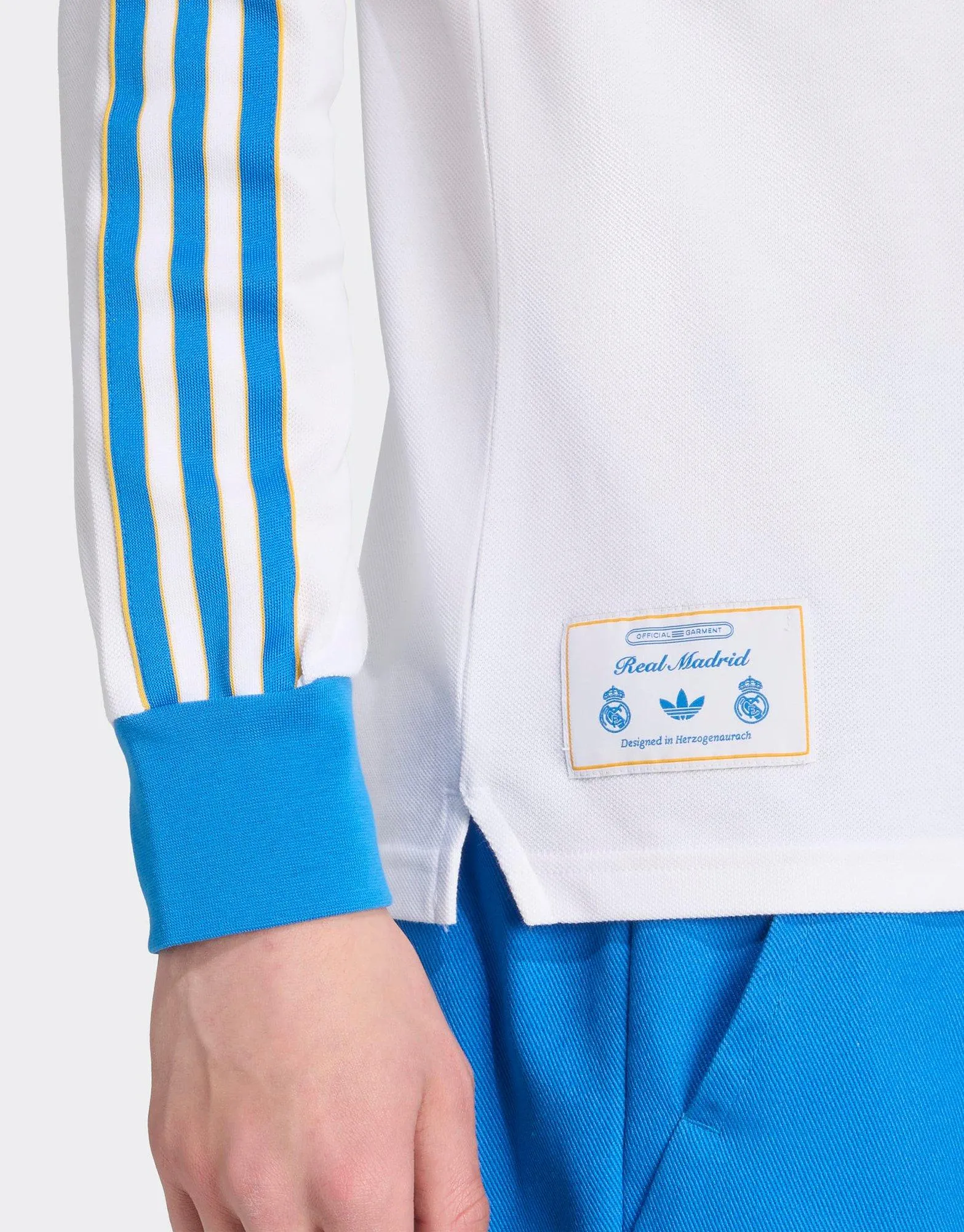 Comfort Design Real Madrid Terrace Icons Long Sleeve Polo Shirt