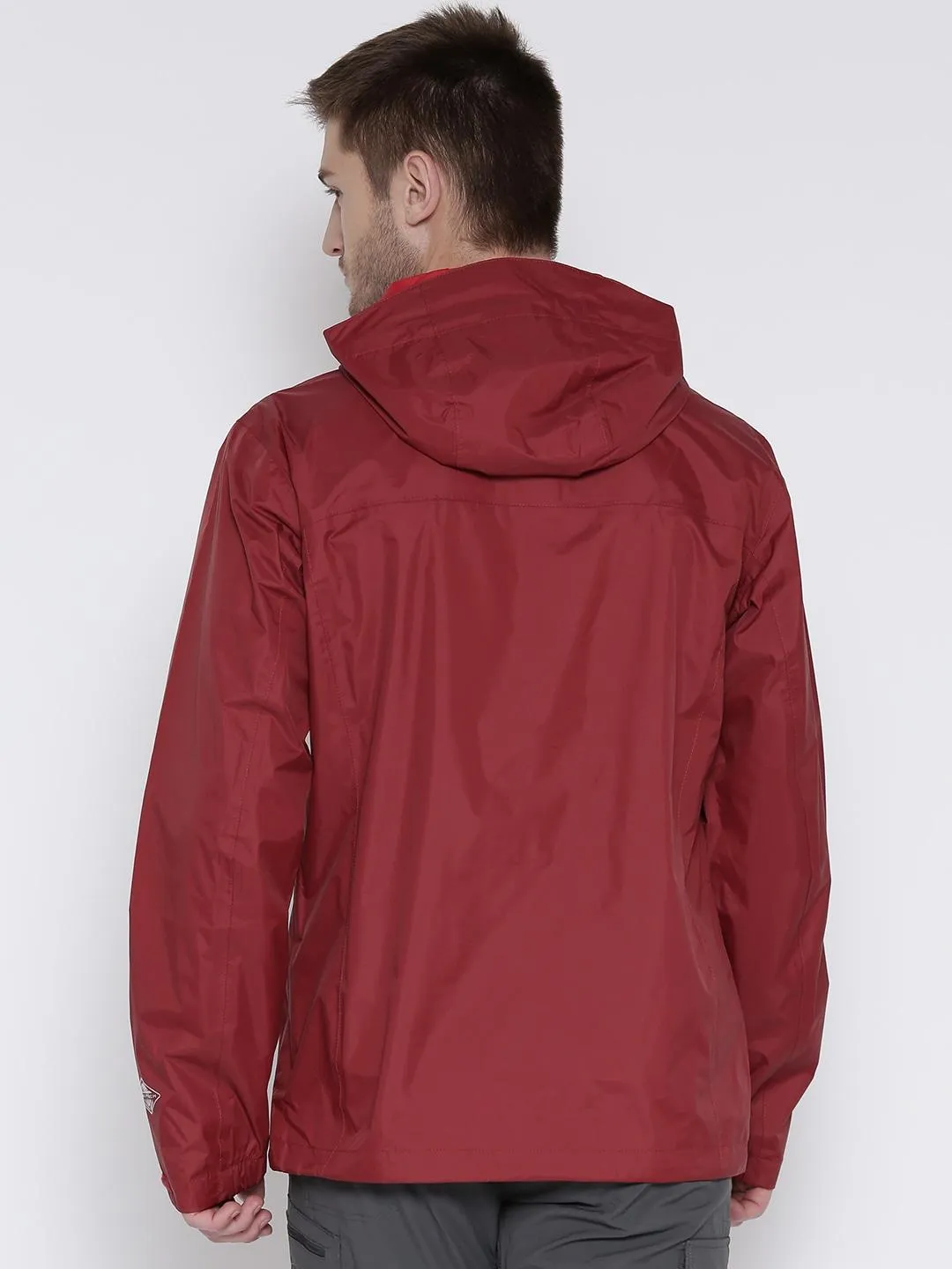 Columbia Men Red Watertight II Jacket Waterproof Minimal Utility