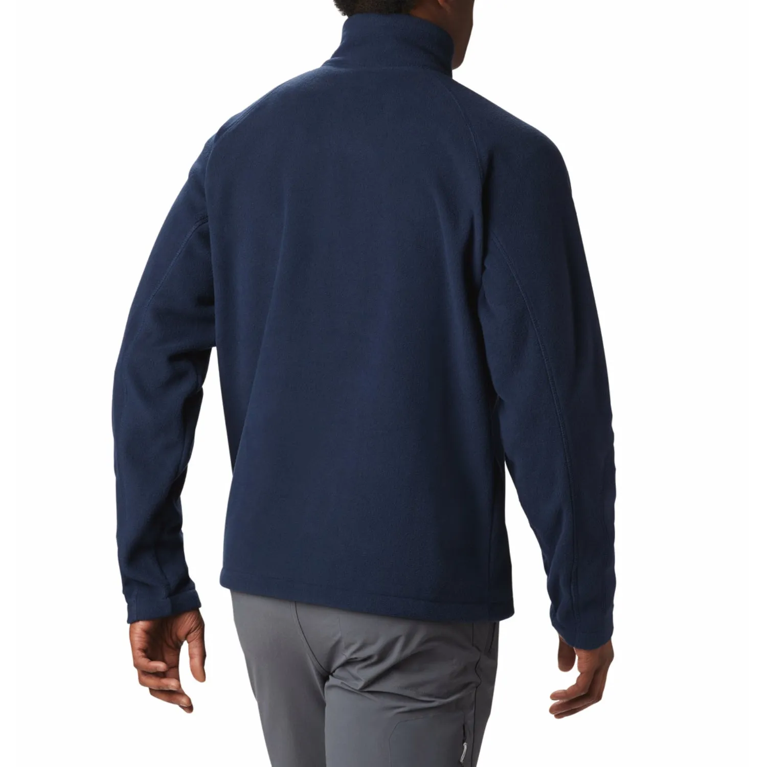 Columbia Men Blue Fast Trek III Half Zip Fleece Cool Air Gear Active Weekend