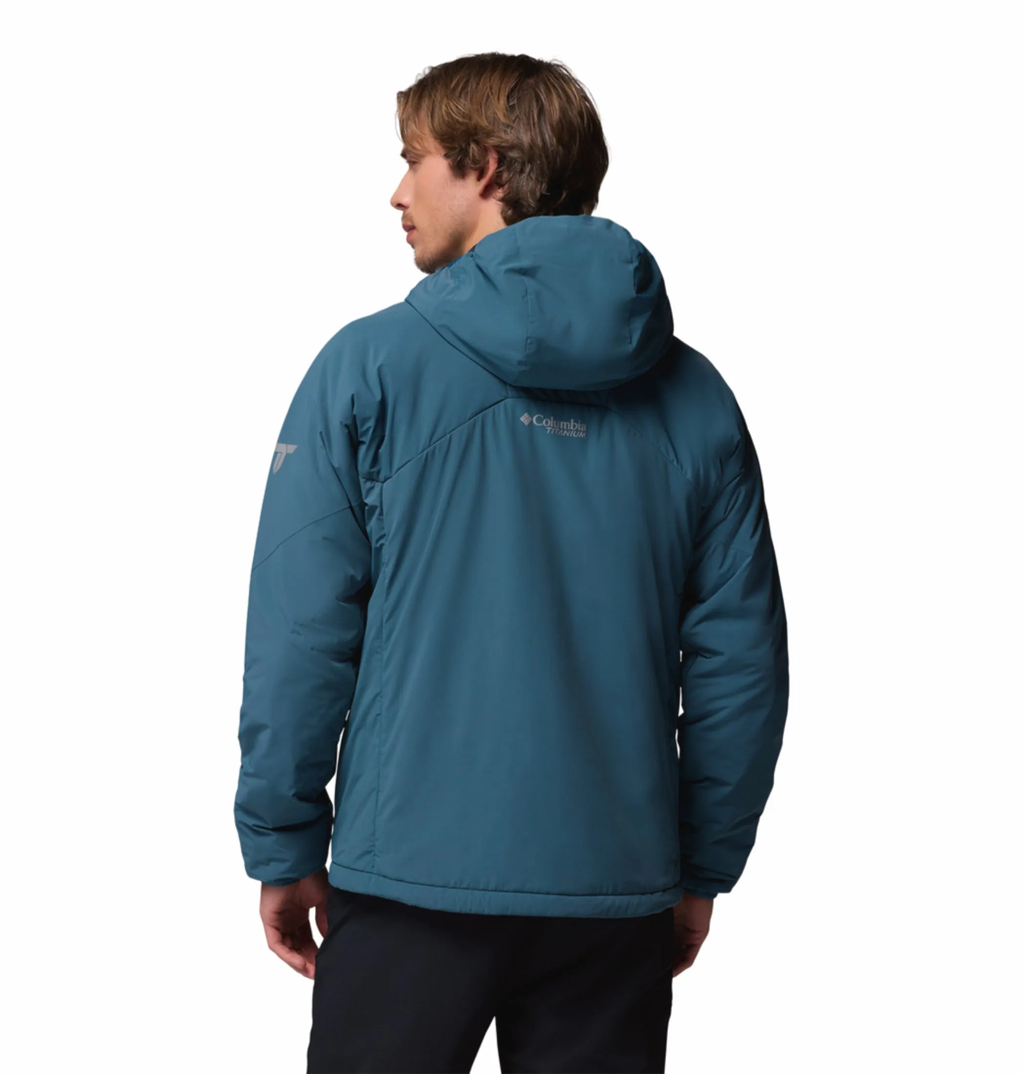 Columbia Men Teal OmniShield Silver Leaf Lite Down Jacket Heal