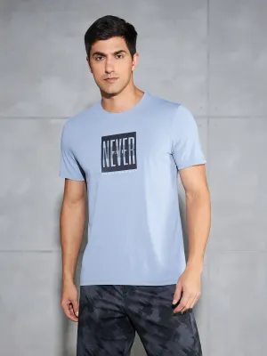 Men Printed Slim Fit Round Neck T-shirt with COTFLEX DurableReinforcedElbow ElasticCuffDesign