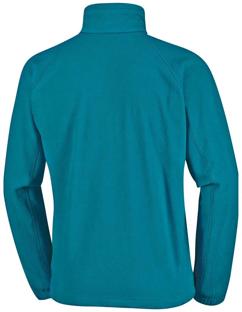 Columbia Men Green Fast Trek II Full Zip Fleece Gym Commute Street Walk