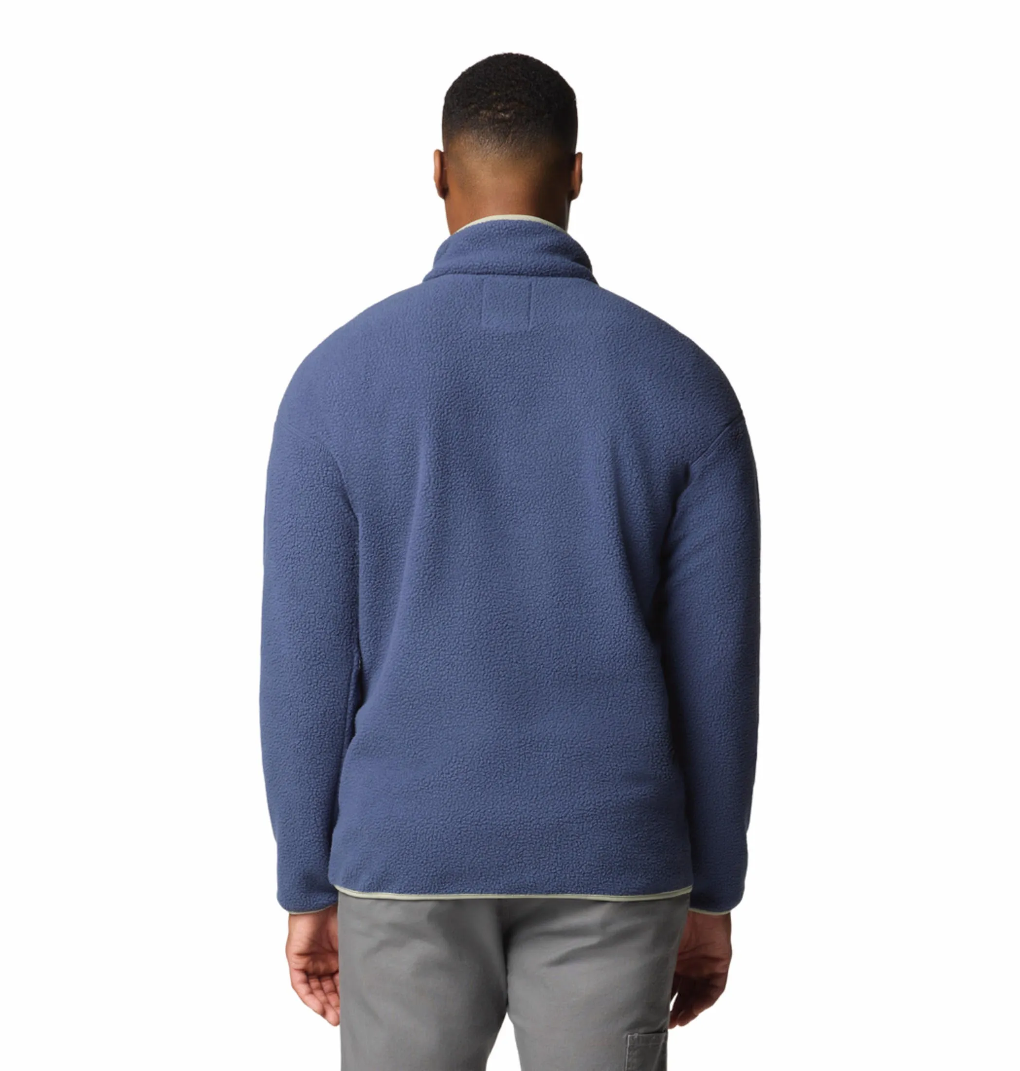 Columbia Men Navy Blue Helvetia II Half Snap Fleece Heat Holder