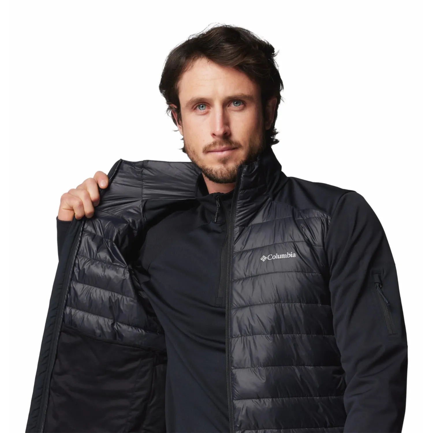 Ergonomic Sleeves suitable for holidays Columbia Men Black Columbia Tech Hybrid Softshell