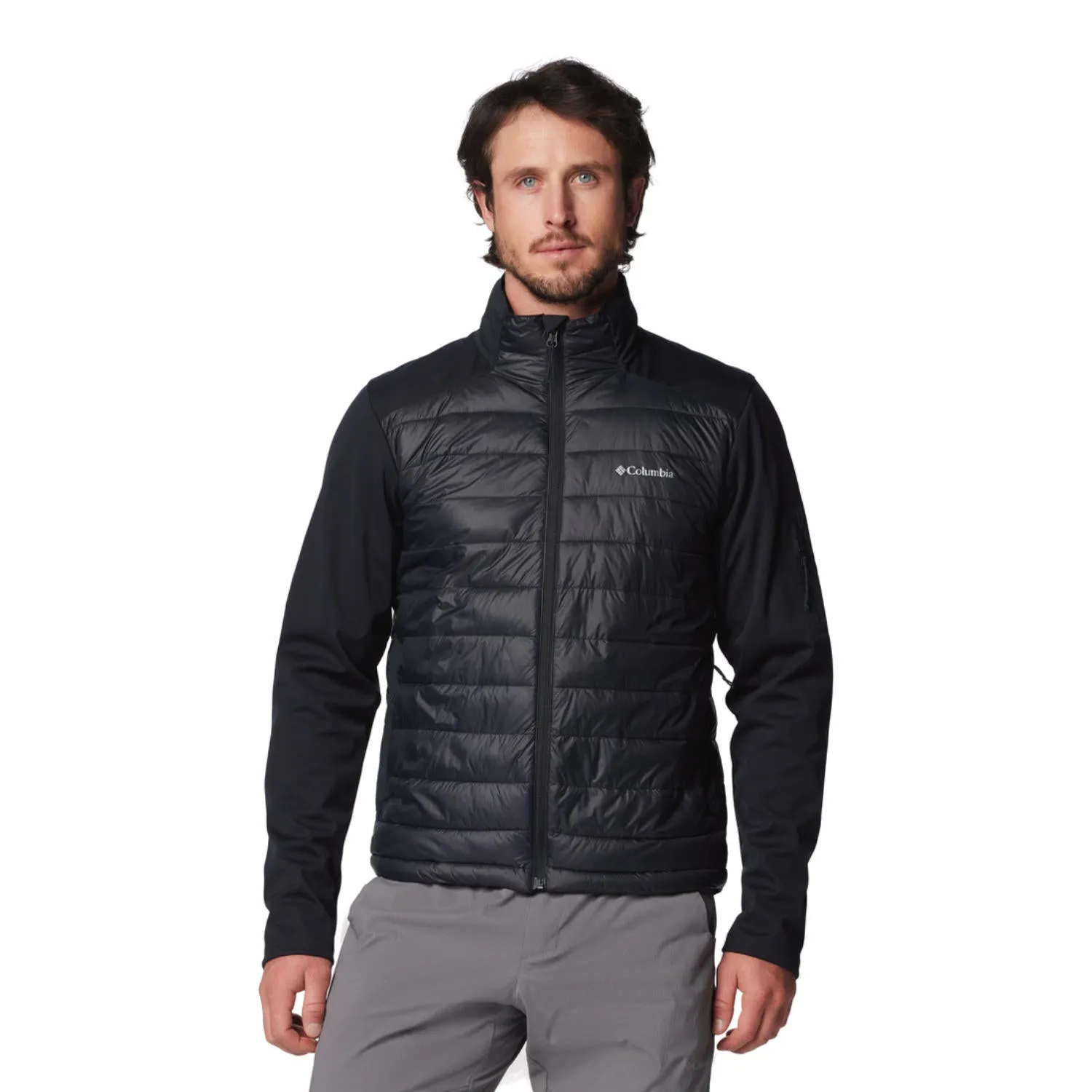 Columbia Men Black Columbia Tech Hybrid Softshell Razor